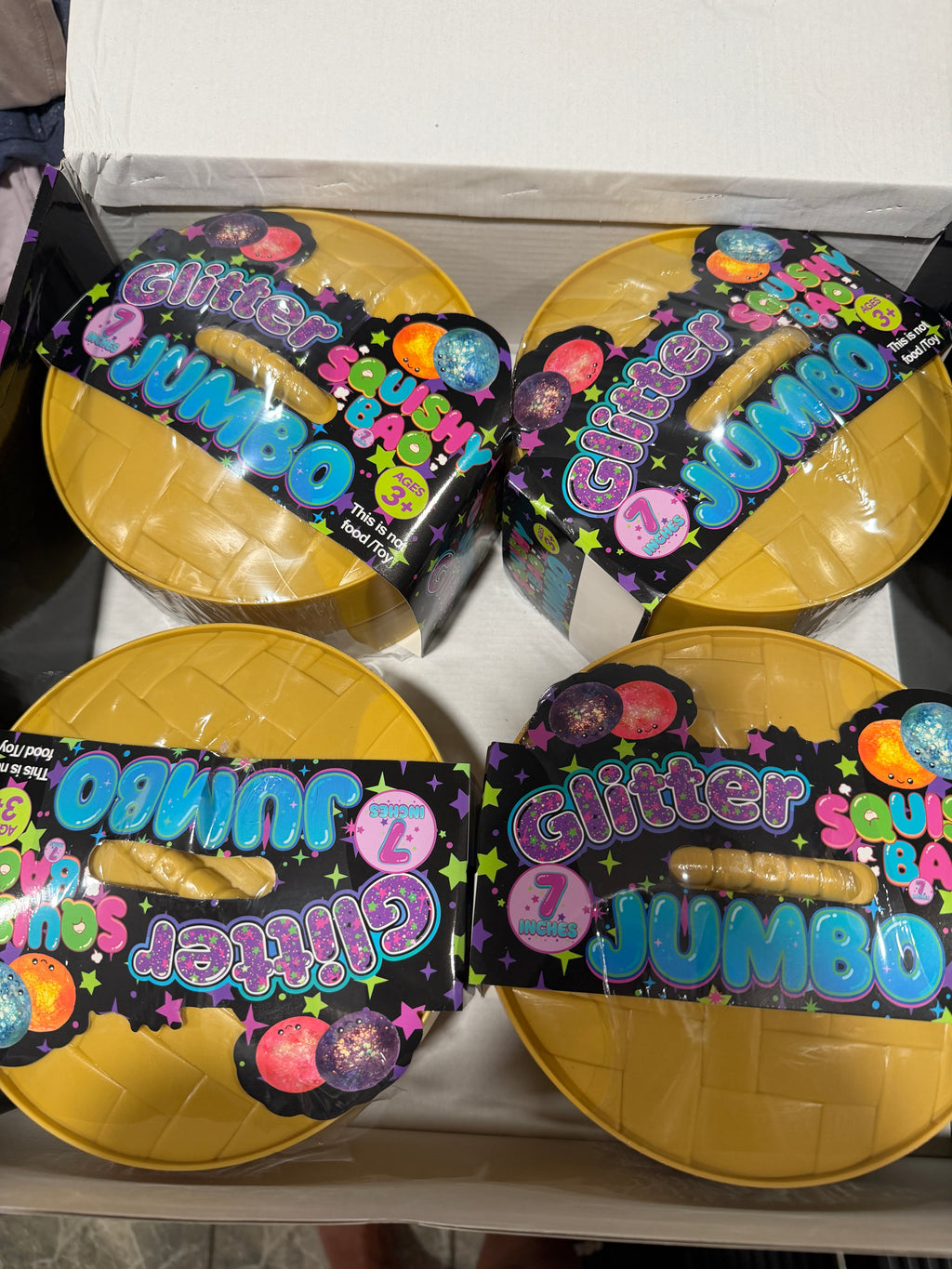 7" jumbo glitter dumpling