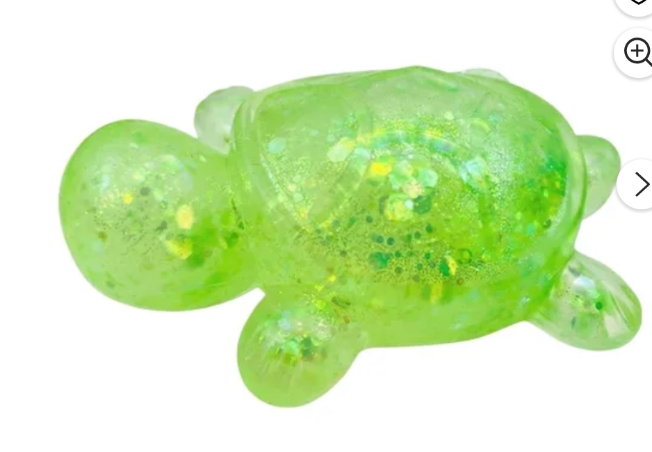 Turtle Squishy Stress Ball – Malt Sugar Filled Sensory Fidget Toy