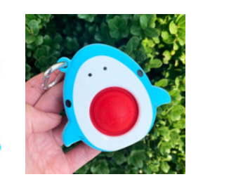 OMG Mega Pop Shark Keychain