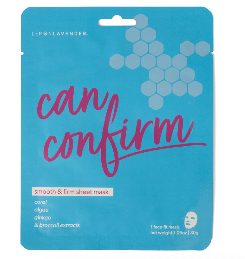 Lemon Lavender® Smooth and Firm Sheet Dreams Face Mask