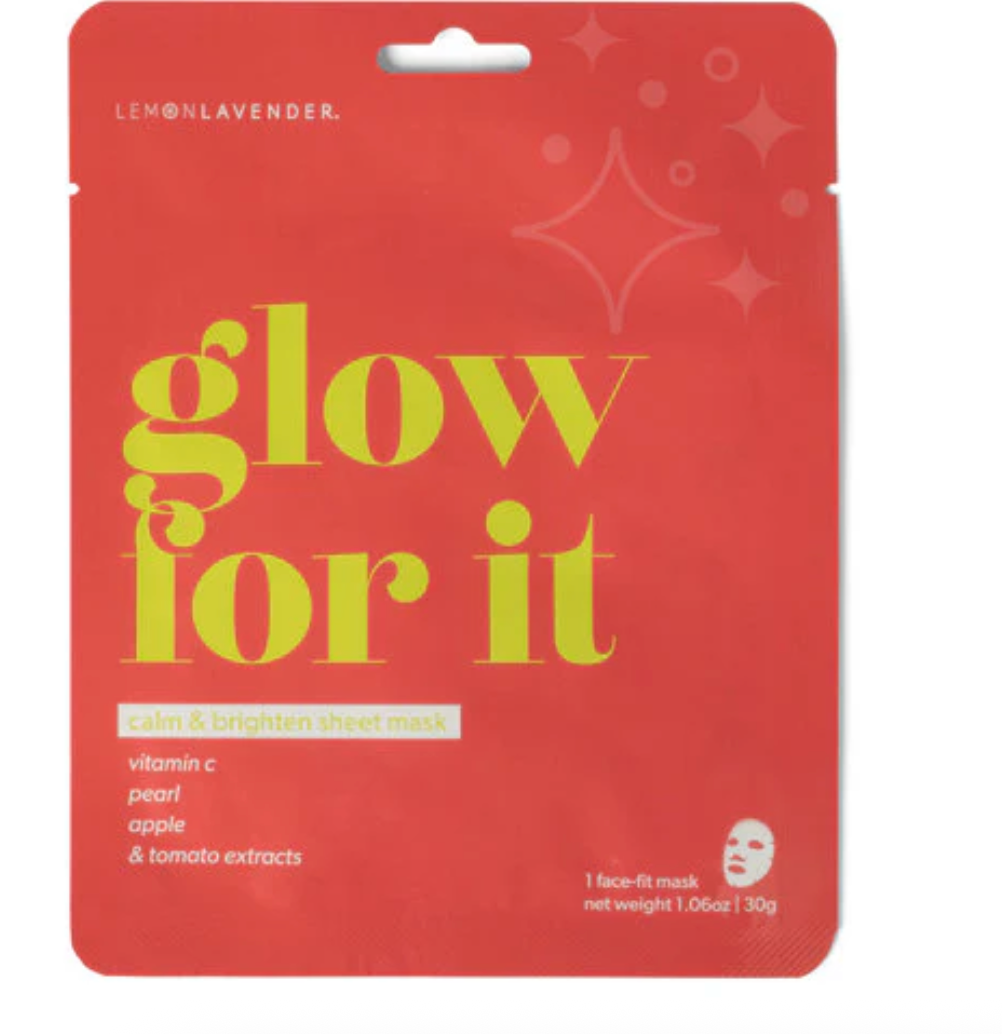 Lemon Lavender® Calm and Brighten Sheet Dreams Face Mask
