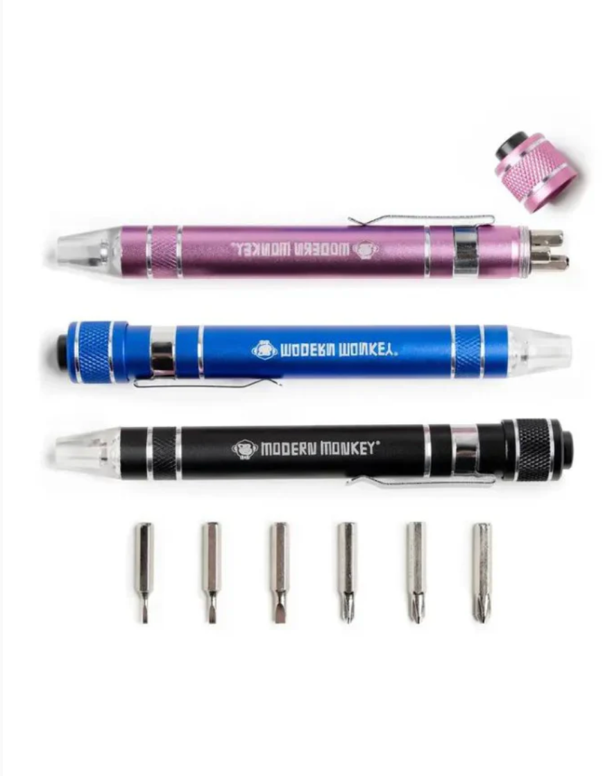 Modern Monkey Screw’d Up 6-in-1 Screwdriver with LED Light