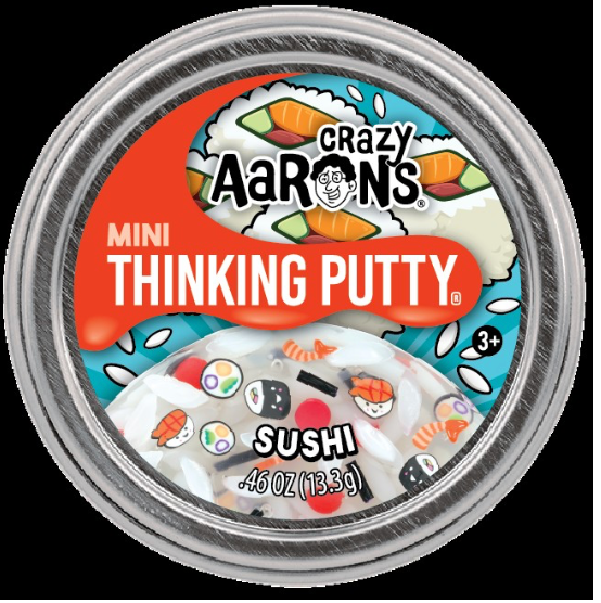 Crazy Aaron's Putty World Mini Tin 2": Sushi