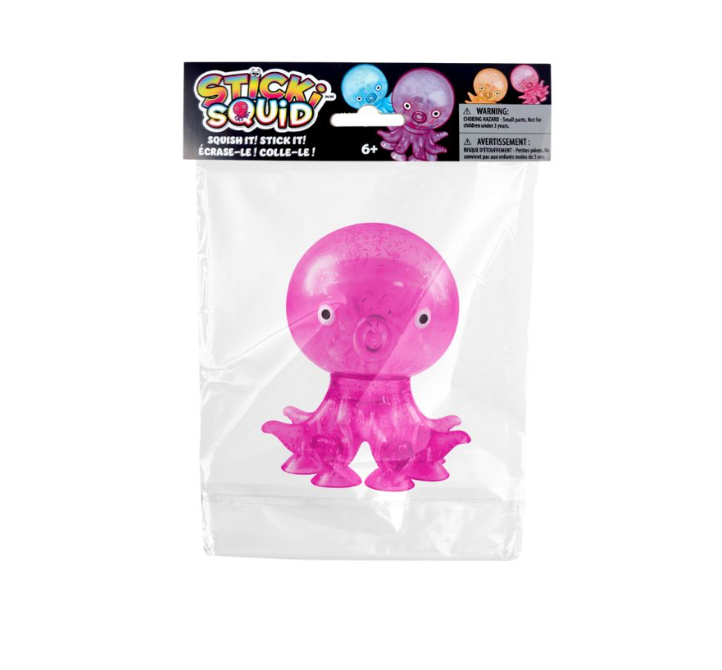 Incredible Group Sticki Squid Toy - Assorted Colors