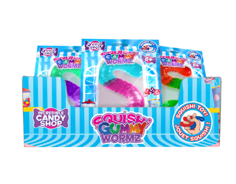 Incredible Group Gummy Wormz Squishy Toy