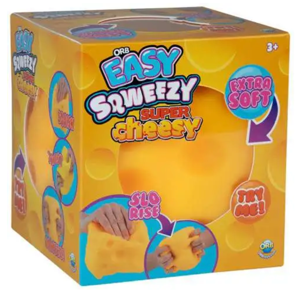 ORB™ Easy Sqweezy Super Cheesy Squeeze Toy [Extra Soft]