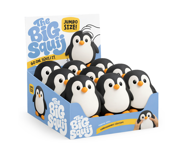 The Big Squij Penguin Slow-Rise Squishy Toy