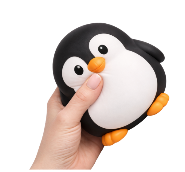 The Big Squij Penguin Slow-Rise Squishy Toy