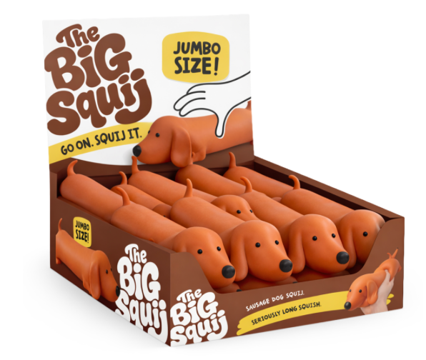 The Big Squij Dachshund Slow-Rise Squishy Toy