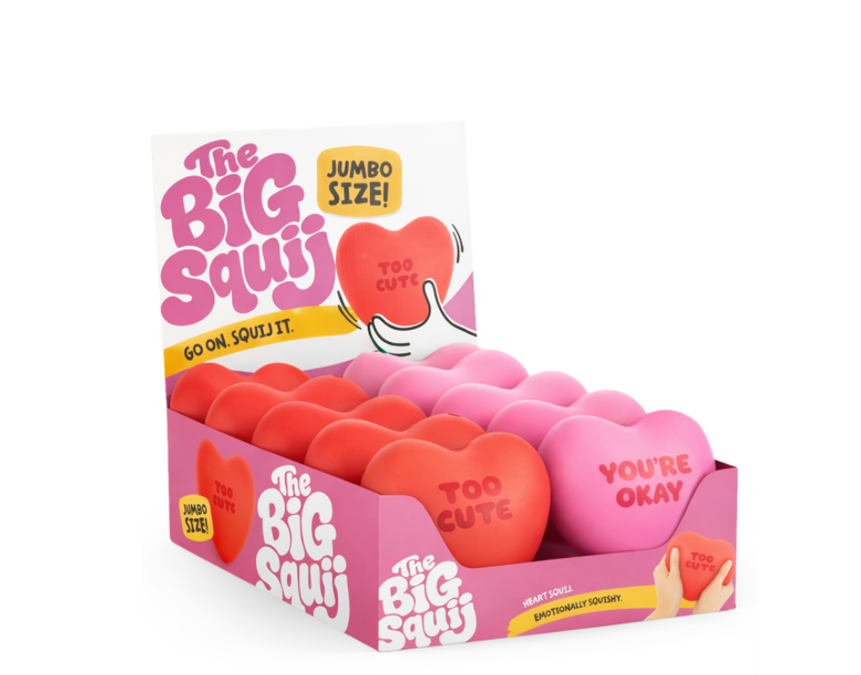 The Big Squij Hearts Slow-Rise Squishy Toy