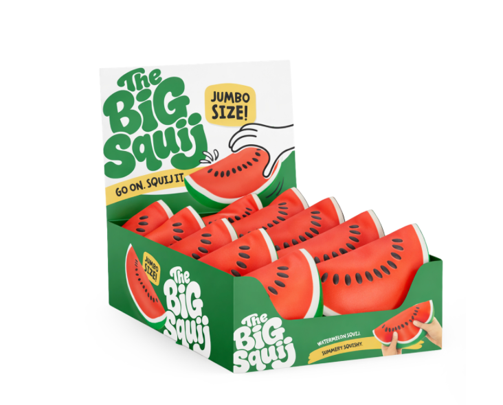 The Big Squij Watermelon Slow-Rise Squishy Toy