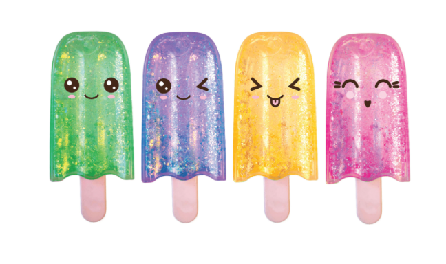 Squishy Glitter Pops