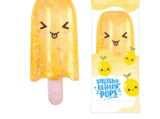 Squishy Glitter Pops