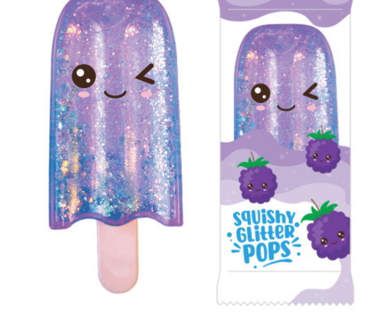 Squishy Glitter Pops