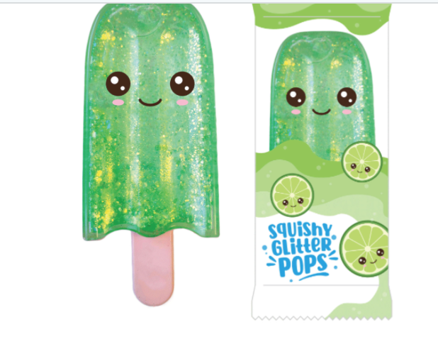 Squishy Glitter Pops