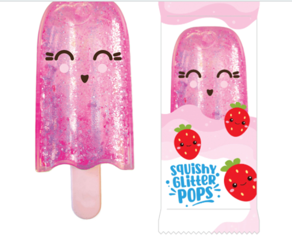 Squishy Glitter Pops