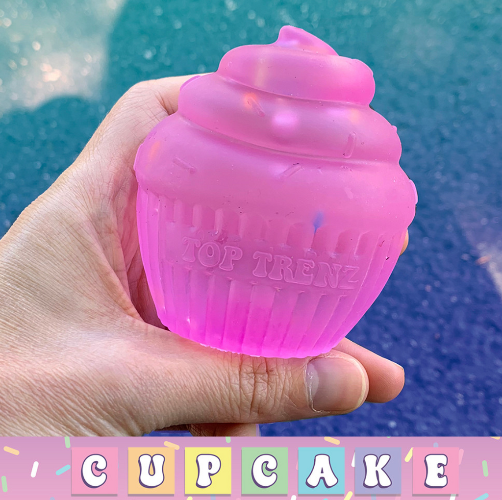 Super Duper Sugar Squisher~ Sprinkle Filled Cupcakes