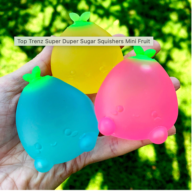 Super Duper Sugar Squisher - Mini Fruits 2 Pack