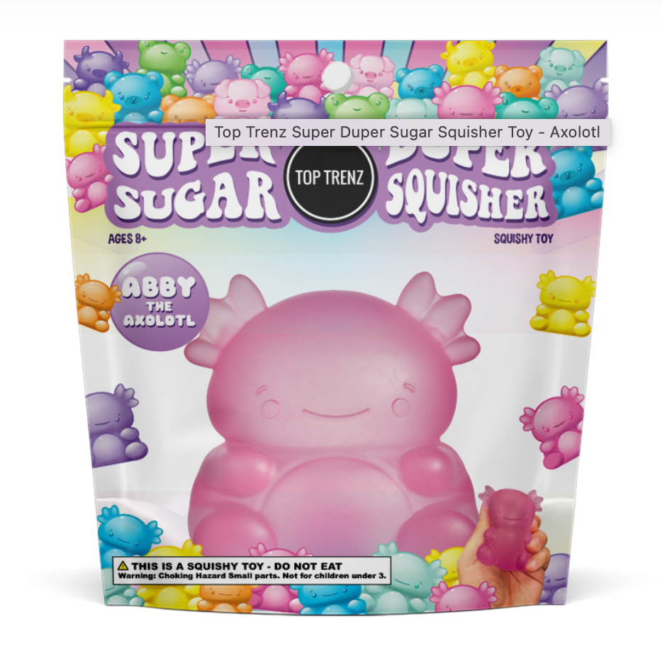 Super Duper Sugar Squisher~Abby the Axolotl