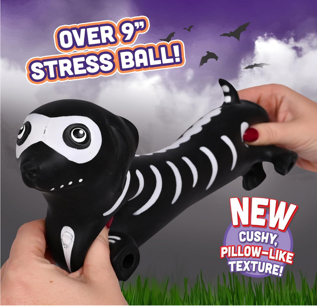 Toymendous Squishy Weenie Dog - Skeleton