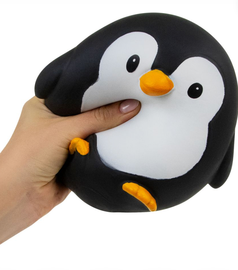 Keycraft-The Big Squij Penguin Slow-Rise Squishy Toy