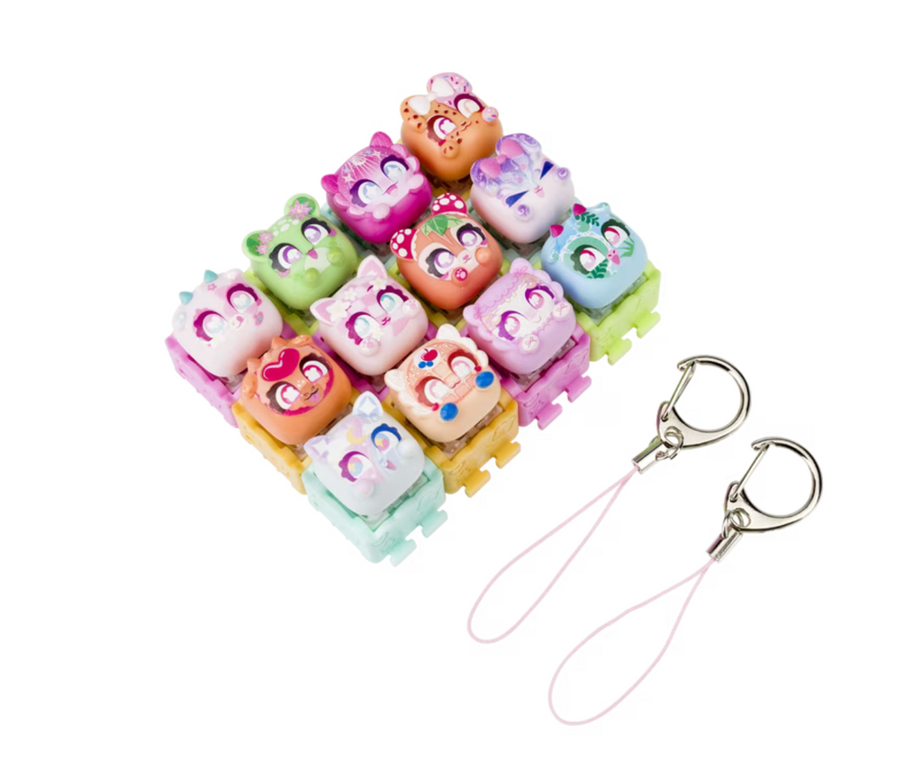 Clickeez Series 3 12-Pack, 12 Collectible Character Keyboard Keys Click and Clack