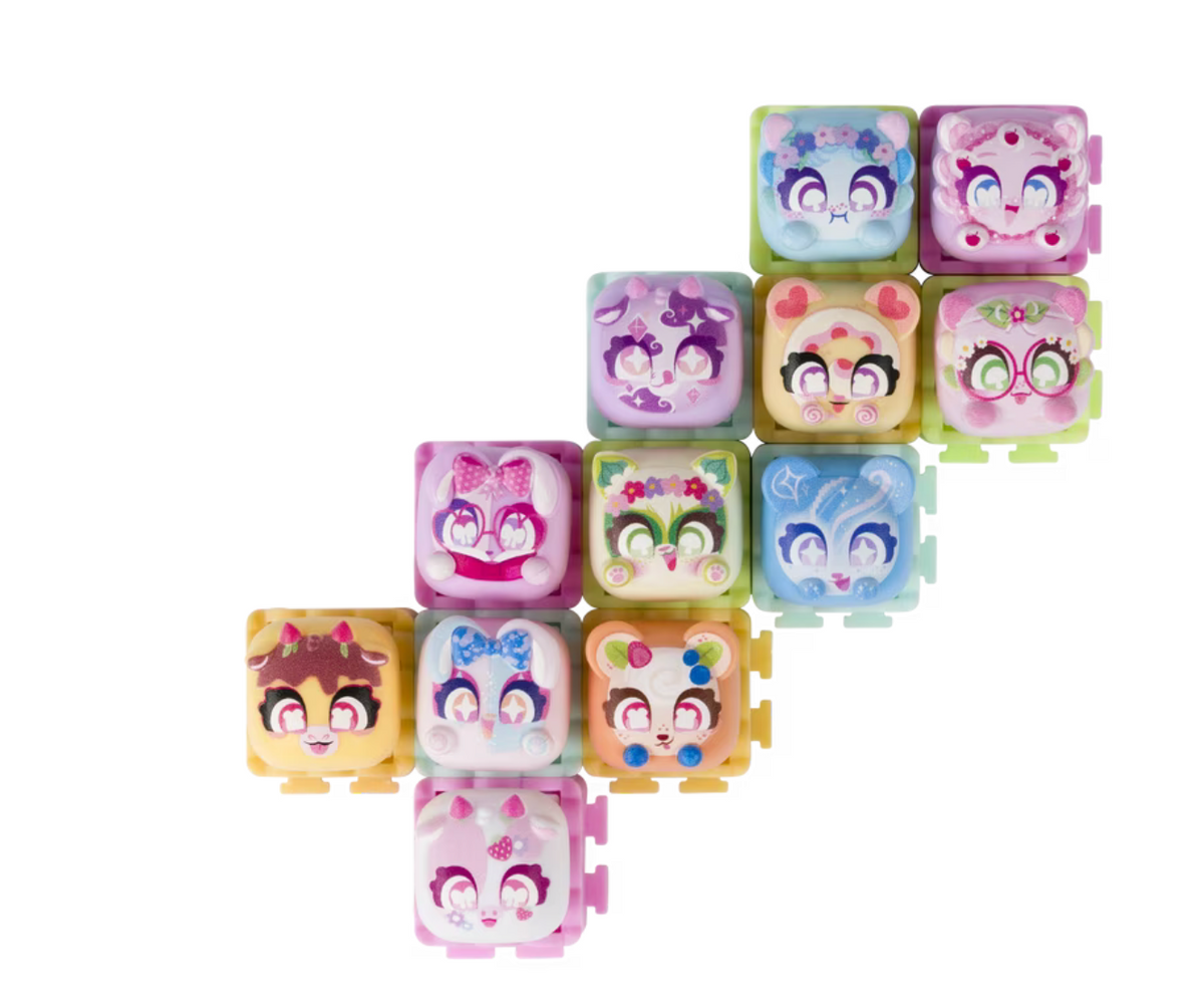 Clickeez Series 3 12-Pack, 12 Collectible Character Keyboard Keys Click and Clack