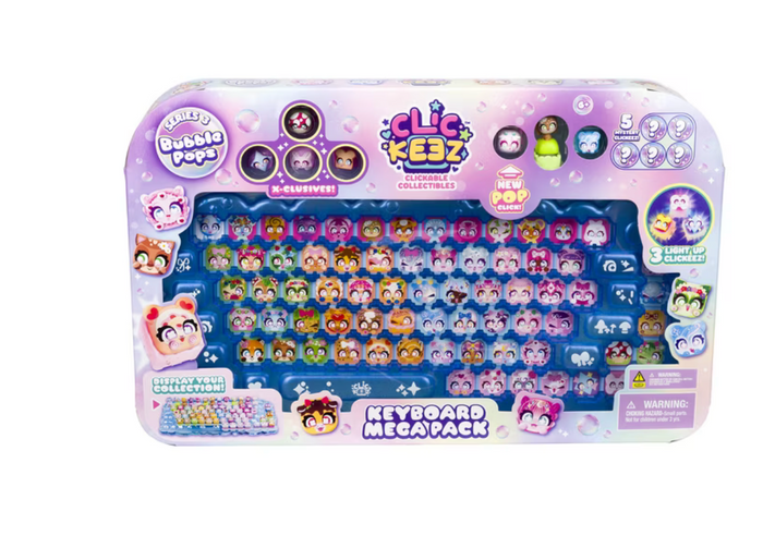 Clickeez S3 - Bubble Pops - Keyboard Mega Pack