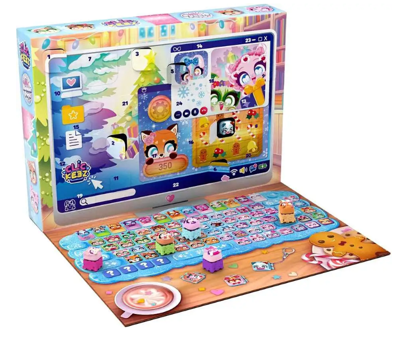 Series 3 Bubble Pops Clickeez Advent Calendar [24 Days of Surprises!]