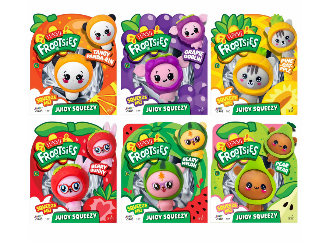 Ja-Ru Funsie Frootsies Juicy Squeezy-Styles Vary-1 Piece