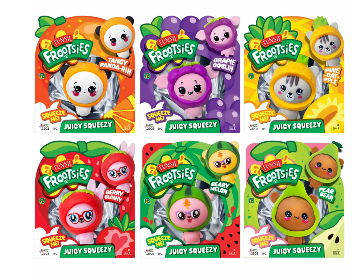 Ja-Ru Funsie Frootsies Juicy Squeezy-Styles Vary-1 Piece