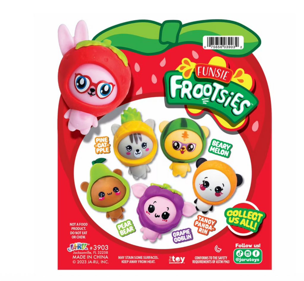 Ja-Ru Funsie Frootsies Juicy Squeezy-Styles Vary-1 Piece