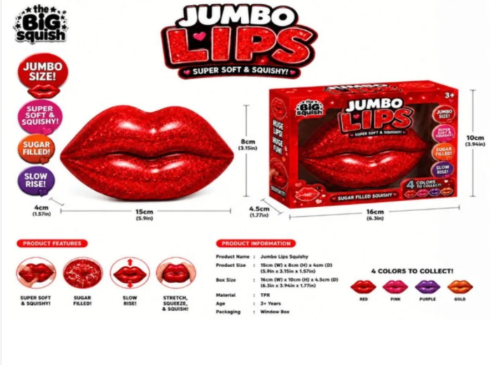 Jumbo Lips Squish