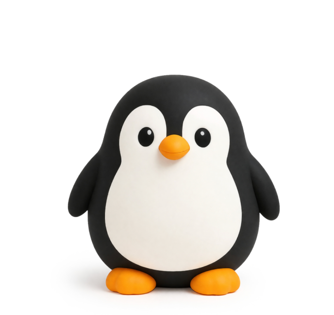 The Big Squij Penguin Slow-Rise Squishy Toy