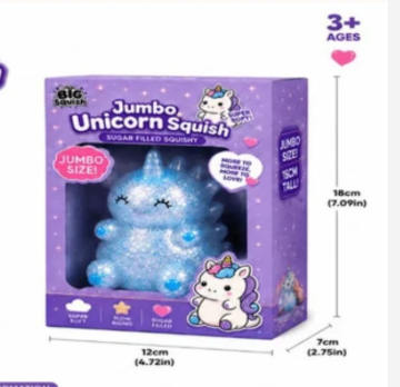 Jumbo Unicorn Squish